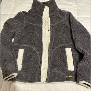 L.L. Bean Women’s Sherpa Jacket, Size Small